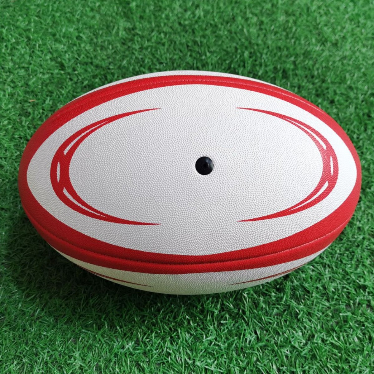 Custom PU Leather Rugby Ball – Official Size 5, Machine Stitched, Durable for Training & Match Play