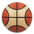 Official Size 7 Basketball – High-Visibility Orange & Cream PU Leather – Durable Anti-Slip Grip for Indoor/Outdoor, School, Gym & Competitive Play
